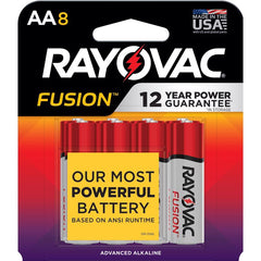 RAYOVAC AA 8-Pack FUSION Advanced Alkaline Batteries, 815-8TFUSJ 815-8TFUSK