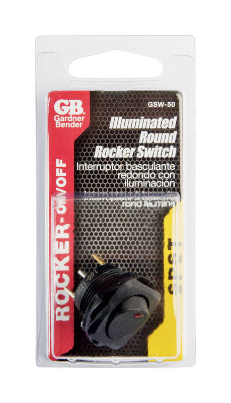 MED RED Rocker Switch