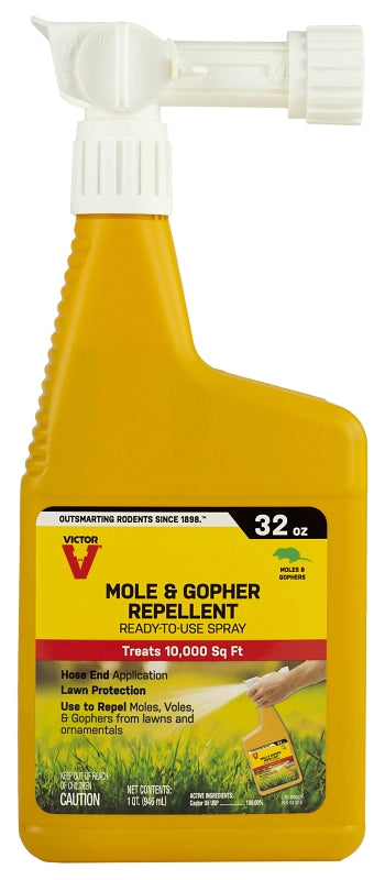 Victor Mole and Gopher Repellent Spray, 32 fl oz Bottle M8002