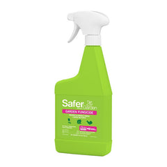 Safer Brand SG5450 Fungicide Ready-to-Use Spray - Prevents & Controls Powdery Mildew, Black Spot, Leaf Spot & Rust - OMRI Listed for Organic Gardening - 24 oz, Green