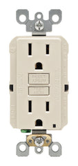 Leviton R06-GFNT1-0KT 15 Amp Light Almond SmartlockPro Self-Test GFCI