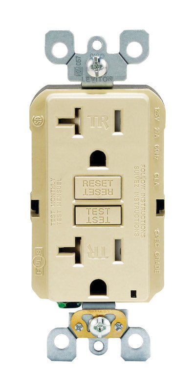 Leviton Gfi St Recept Tp 20A Iv GFTR2-0KI