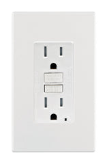 Leviton Smartlockpro Gfci Outlet 15A 125V White Nema 5-15R GFTR1-0PW