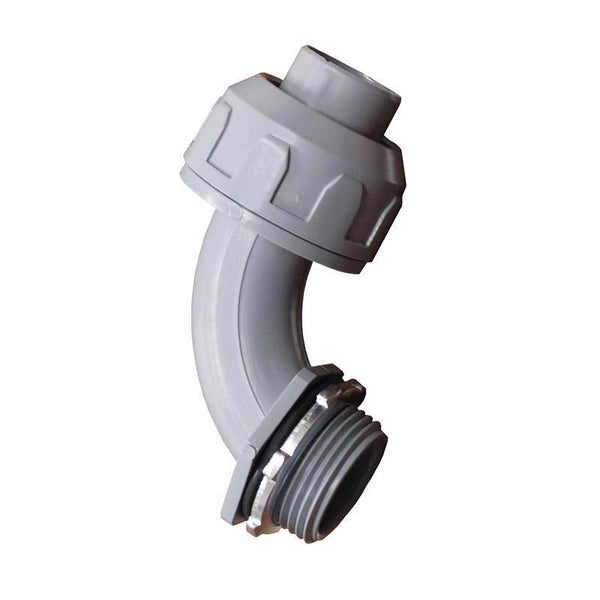 Sigma Electric ProConnex 1 in. Dia. Plastic 90 Degree Connector for Liquid Tight 1 pk 02-55492