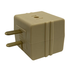 Projex FA-702A/11PRJ Cube Adapter Polarized 3 outlets Ivory