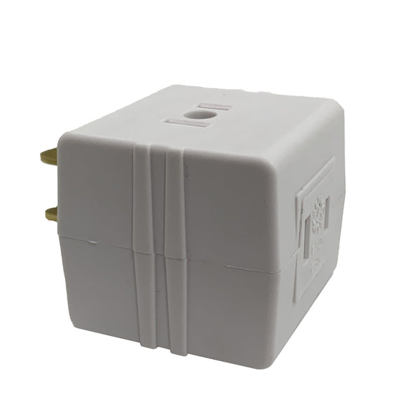 Projex 3539848 Polarized 3 Outlets Cube Adapter White - Pack of 10 FA-702A/09BUPRJ