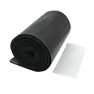 Frost King CB3250 Boxed Heavy Duty Contractor Clean, 32" x 50" x 3 mil, 32x50x3 Inch (Pack of 20), 20 Bags, Black