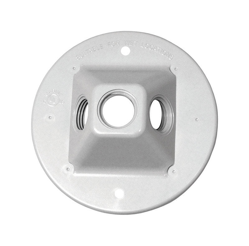 Sigma Electric Round Plastic Lampholder Cover
