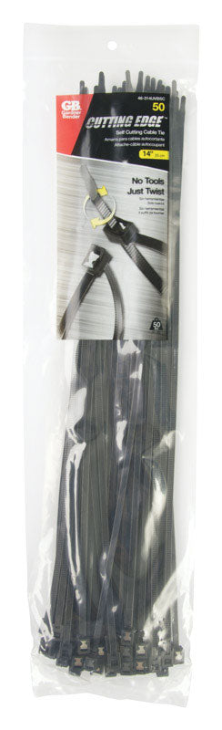 Gardner Bender 14 in. L Black Cable Tie 50 pk