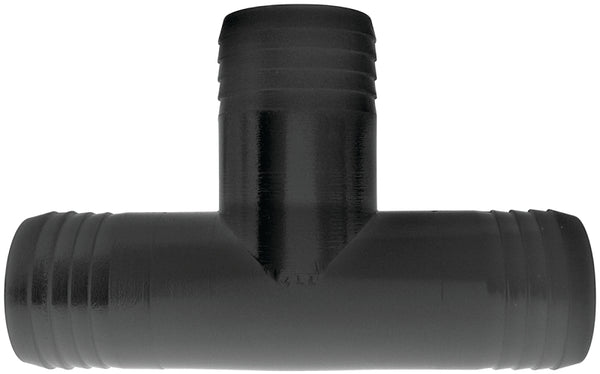 GREEN LEAF T 112 P Hose Adapter Tee, 1-1/2 in, Barb, Polypropylene