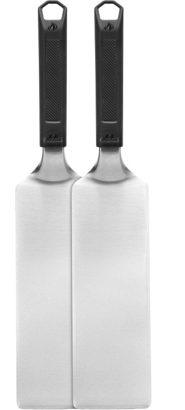 Napoleon® BBQ Accessory - GATL011 - Griddle Spatula 2-piece Set, 3 Sided Beveled Edges, Easy Flipping, Slip Resistant Grip
