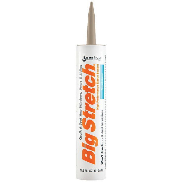 Sashco Big Stretch 10.5 oz High Performance Elastic Sealant, Sandstone (Pack of 1) 10080