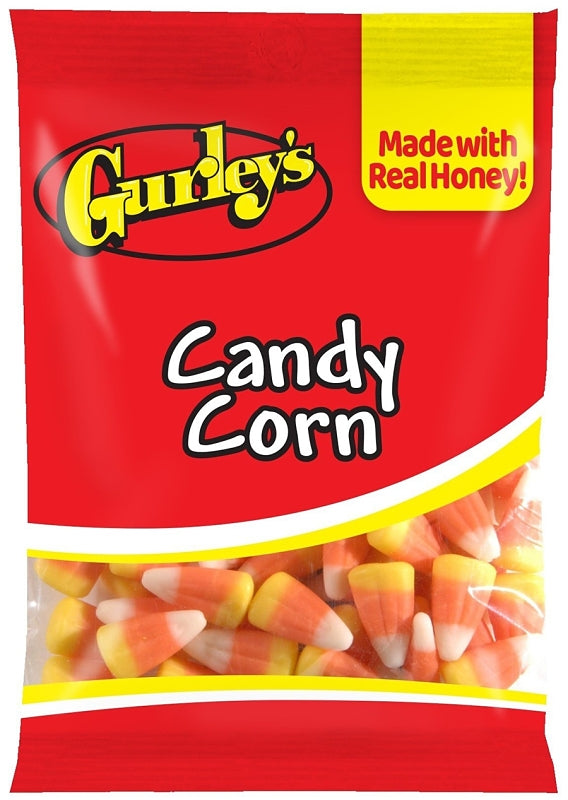 Gurley's Traditional Tri-Colored Candy Corn, Classic Halloween Treat, Bulk Candy Variety Pack (Pack of 12)