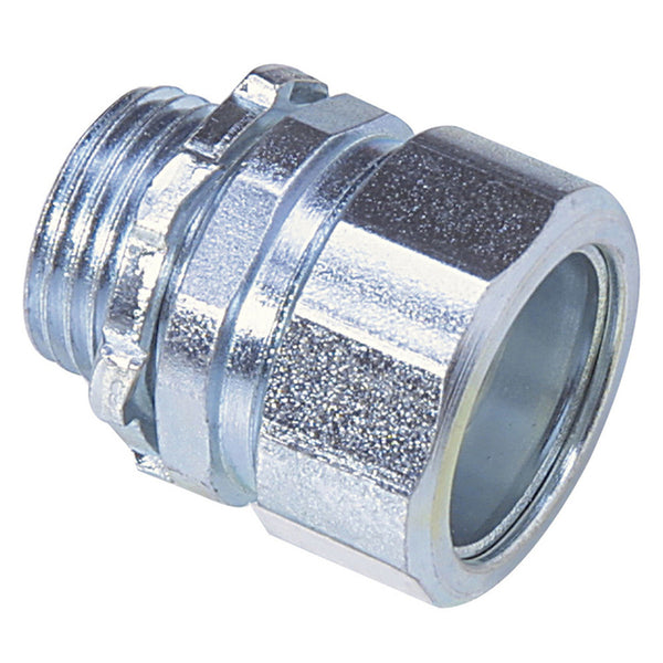 Gam-Pak Products Sigma Electric ProConnex 3/4 in. Dia. Zinc-Plated Steel Compression Connector for Rigid/IMC 1 pk 02-55052