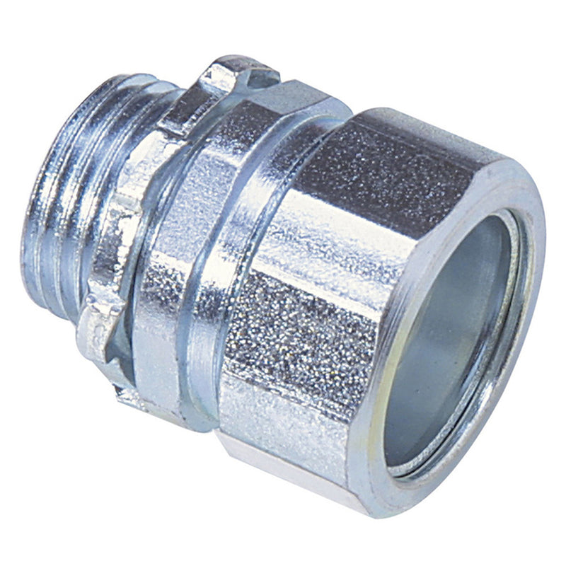 Gam-Pak Products Sigma Electric ProConnex 3/4 in. Dia. Zinc-Plated Steel Compression Connector for Rigid/IMC 1 pk