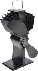 Ecofan AirMax, Classic Styled, Heat Powered Wood Stove Fan, 175 CFM, 812AMXBX, Large-Sized, 9" Blade, Black