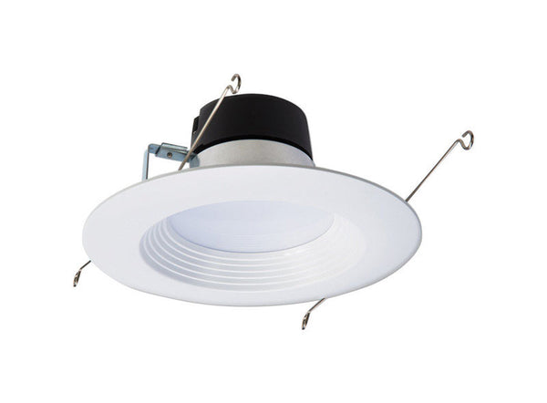 Halo 5-inch and 6-inch LED Retrofit Baffle Downlight, 3000K Soft White Recessed Lighting LT560WH6930R
