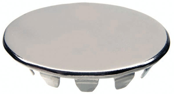Danco 80246 Snap Hole Cover, for Use with All Standard Sinks, 1-1/4 in W X 0.12 in H, Stainless Steel, 1-1/4-Inch