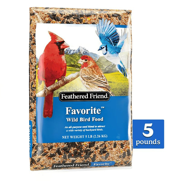 Feathered Friend Favorite Bird Food 5 Pound 14156