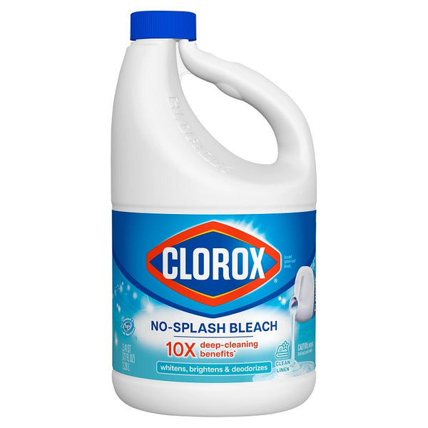 Clorox No-Splash Bleach, Clean Linen, 77 Fluid Ounces (Package May Vary) 32339