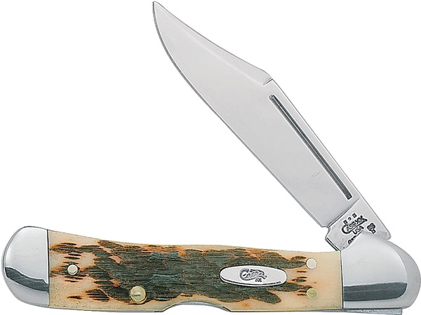 Case 133 Amber Bone PCH Seed Jig Mini CopperLock 61749L SS