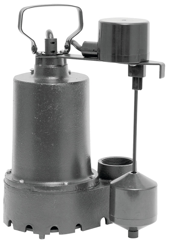 Superior Pump 92541 1/2 HP Cast Iron Sump Pump with Vertical Switch