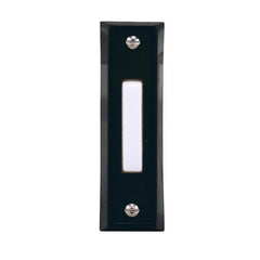 Heath Zenith SL-664-02 Wired Push Button, Black Finish with White Center Button 18000104