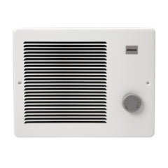 Broan-NuTone Wall Heater, White Grille Heater with Built-In Adjustable Thermostat, 750/1500W, 120/240V AC 174