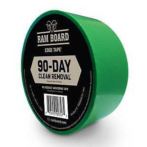 Ram Board Edge Tape - 90-Day Clean Removal - No Residue Anchoring Tape - 2" x 164' RB90DET2164