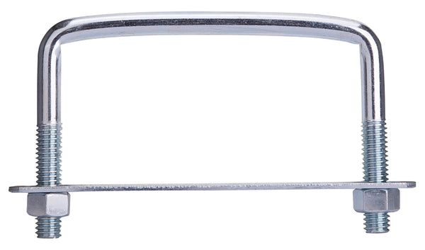 MINTCRAFT LR354 Zinc Square U Bolt, Number-673, 3/8x4x3-Inch