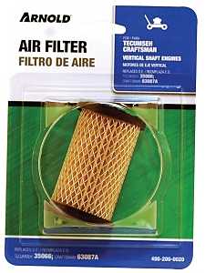 Tecumseh Air Filter - Tecumseh and Craftsman Vertical Shaft Engines - 2-7/8-Inch x 1-3/4-Inch x 2-7/8-Inch