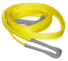 Ancra Cargo 20-EE2-9802X20 Sling, 2 Ply, Ee2-2 Tapered Eye W/Reinforced Loops Cargo Management, 2"x 20', Yellow