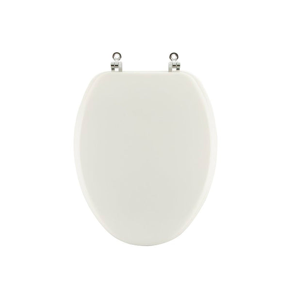 Mintcraft T-19WMC Toilet Seat, For Use With Elongated Bowls, 19 in W
