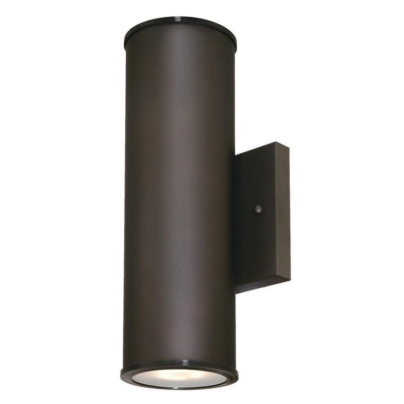 Westinghouse 6315700 Mayslick Two LED Up and Down Light Outdoor Wall Fixture, Oil Rubbed Bronze Finish with Frosted Glass Lens , Black