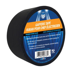 IPG 99737, 2.83'' x 54.7 yd, Matte Black (Single Roll) Gaffers Tape GT7250B