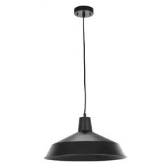 Globe Electric 65155 Barnyard Pendant Light Black