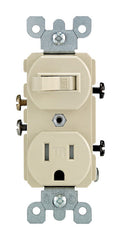 Leviton T5225-I Switch/Outlet, Ivory