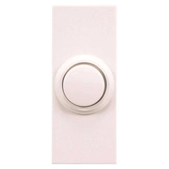 Heath Zenith Globe Electric SL-7393-02 Doorbell Wrls Push-Button Round, No Size, White 18000126