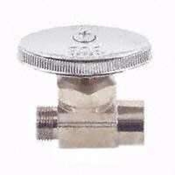Plumb Pak PP20062LF 1/4 Turn Straight Shut-Off Valve, 1/2 X 3/8 in, Sweat X Od, Brass Body, Chrome Plated, 1/2" x 3/8", Copper