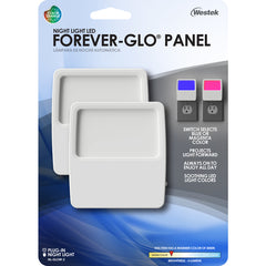 Westek NL-GLOW-2 Forever-Glo plug-in night light, Blue/Magenta