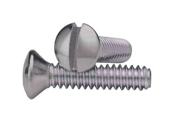 Amerelle PSN, 1/2", Nickel 1/2 Inch Wallplate Screws, 10 Pack