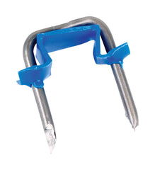 Gardner Bender MSI-200JT Insulated Metal Staple, ½'', Secures: NM Electrical Cable, BX, MC, AC, and UF Cable, 200 Pack, Blue