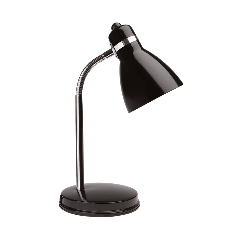 Newhouse Lighting NHDK-OX-BK Oxford Classic Desk Lamp with LED Bulb Included, Black