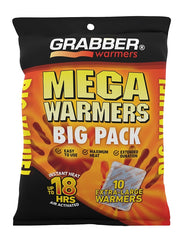 Grabber 18 Hour Body Warmers l 10 Unit Value Pack MWES10
