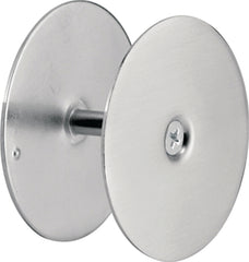 Prime-Line Defender Security 10446 Door Hole Cover Plate - Maintain Entry Door Security by Covering Unused Hardware Holes, 2-5/8" Diameter, Satin Nickel U 10446