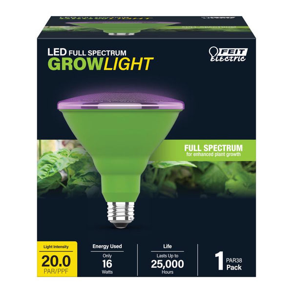 Feit Electric 54362 - PAR38/GROW/LED/BX Flood Plant Aquarium Terrarium Light Bulb