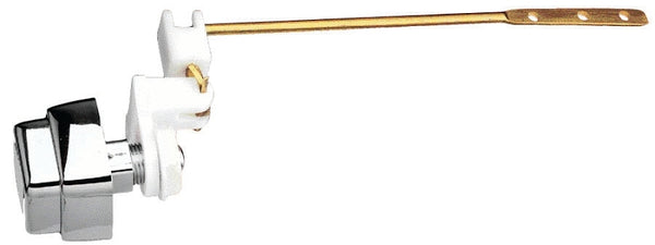 Plumb Pak PP835-65 Push Button Side Mount Universal Fit Toilet Flush Lever Chrome Plated Handle, 8"