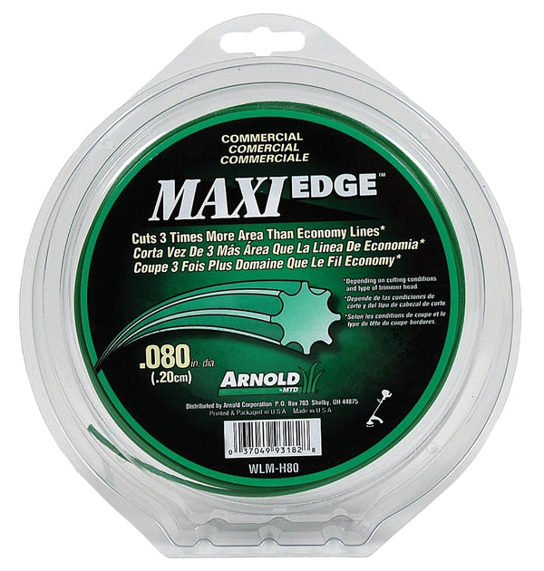 Arnold Maxi-Edge .08-Inch x 140-Foot Commercial Grade Trimmer Line WLM-H80