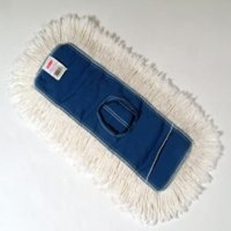 Rubbermaid Commercial Products Cut-A-Way Dust Mop Head Replacement, 24-Inch, White, for Tile/Hardwood/Vinyl Floor Cleaning FGK15300WH00