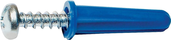 Midwest Fastener 10410#6-8 x 3/4" Plastic Drywall Anchors with Screws - 75 per Package
